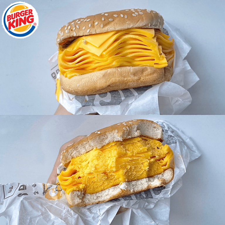 20 tranches de fromage 🧀 Le nouveau burger santé de Burger King Thaïlande !