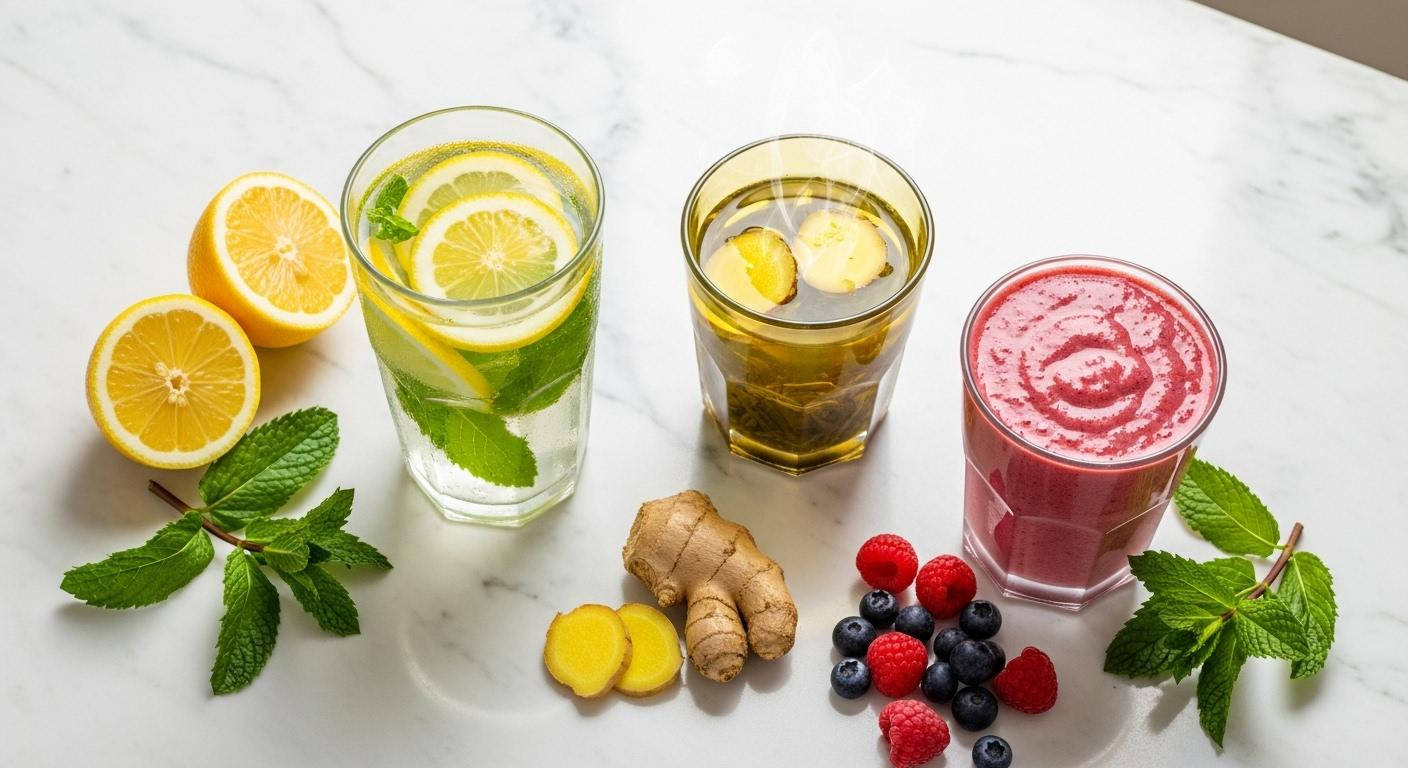 3 boissons naturelles qui éliminent la rétention d'eau en 10 jours pour 17€