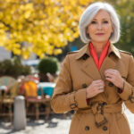 À 62 ans, elle a transformé sa silhouette avec ce trench de 220€ et 4 gestes simples