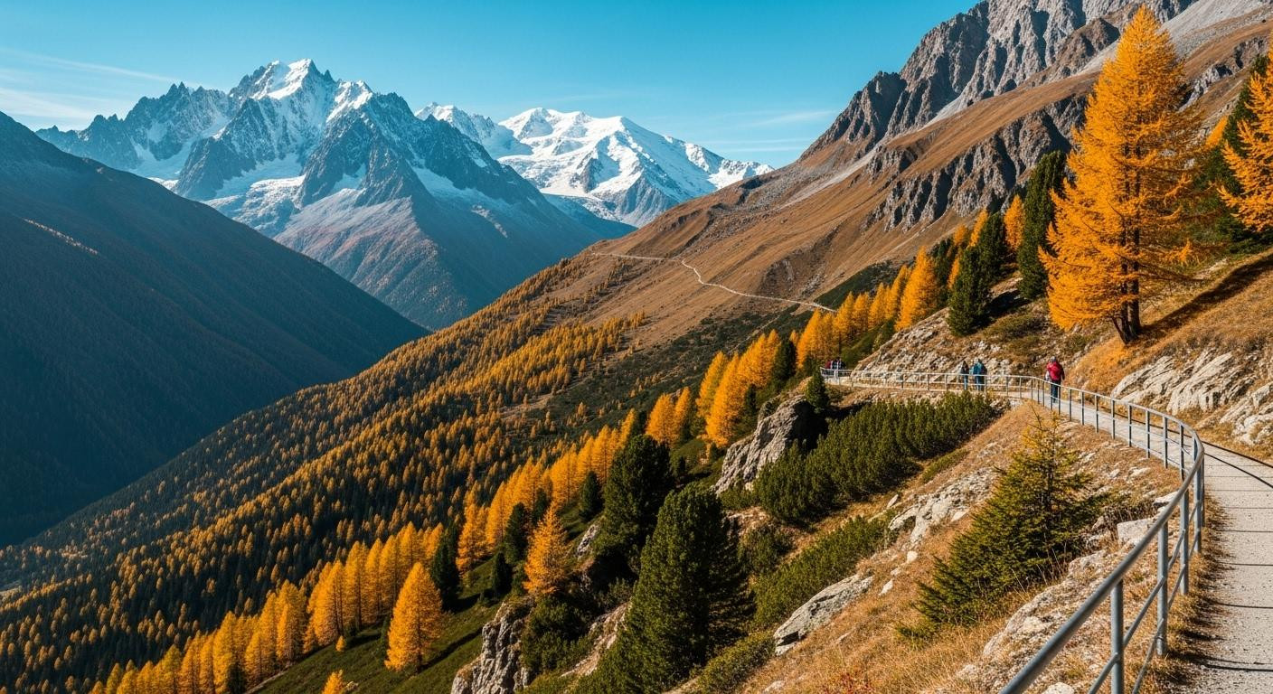 2h30 de marche, 400 m de dénivelé, vue sur le Mont Blanc : cet itinéraire révèle la haute montagne accessible dès cet automne