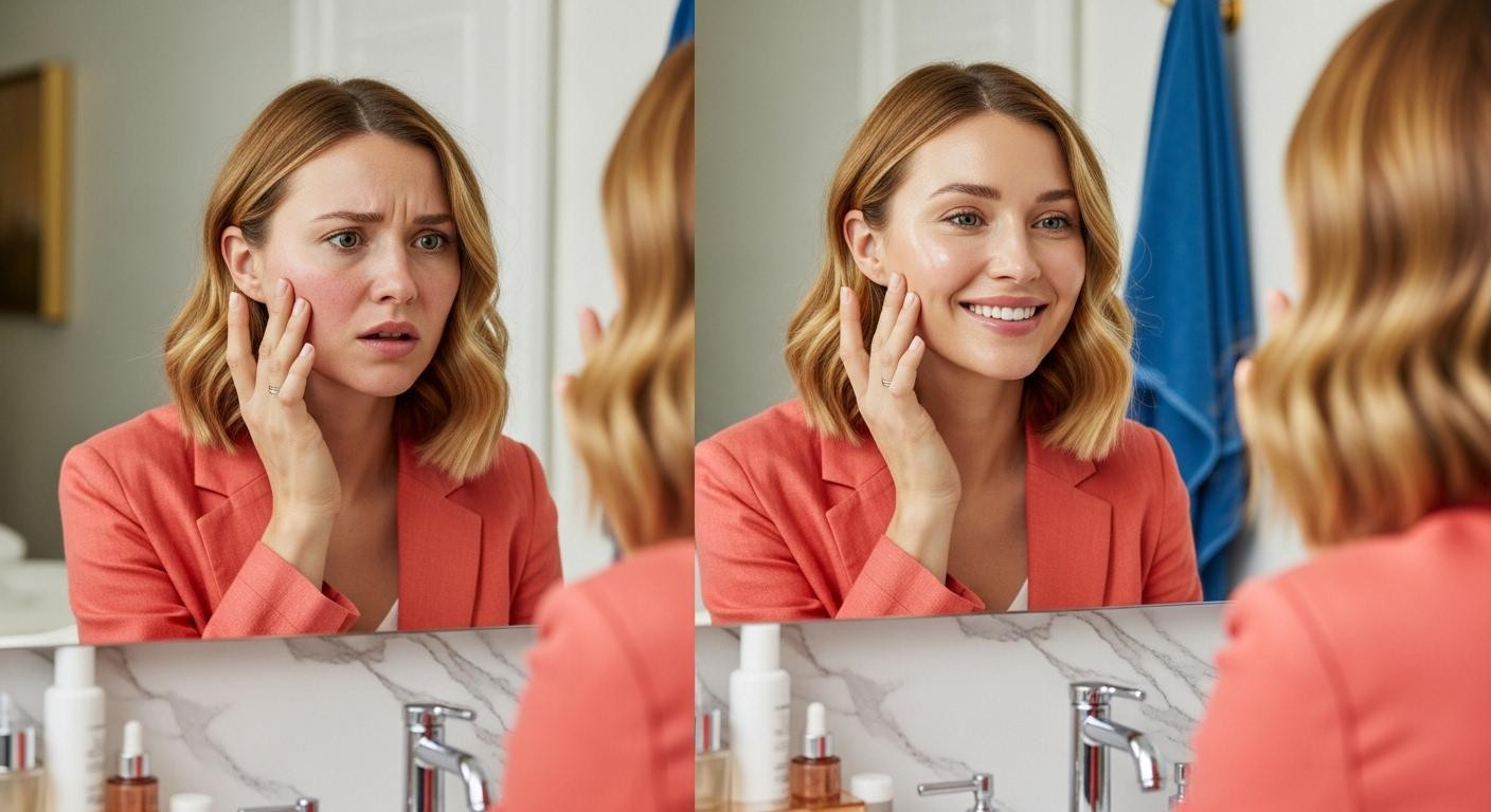 À 48h, cette crème de pharmacie à 13€ efface les rougeurs que 72% abandonnent trop tôt