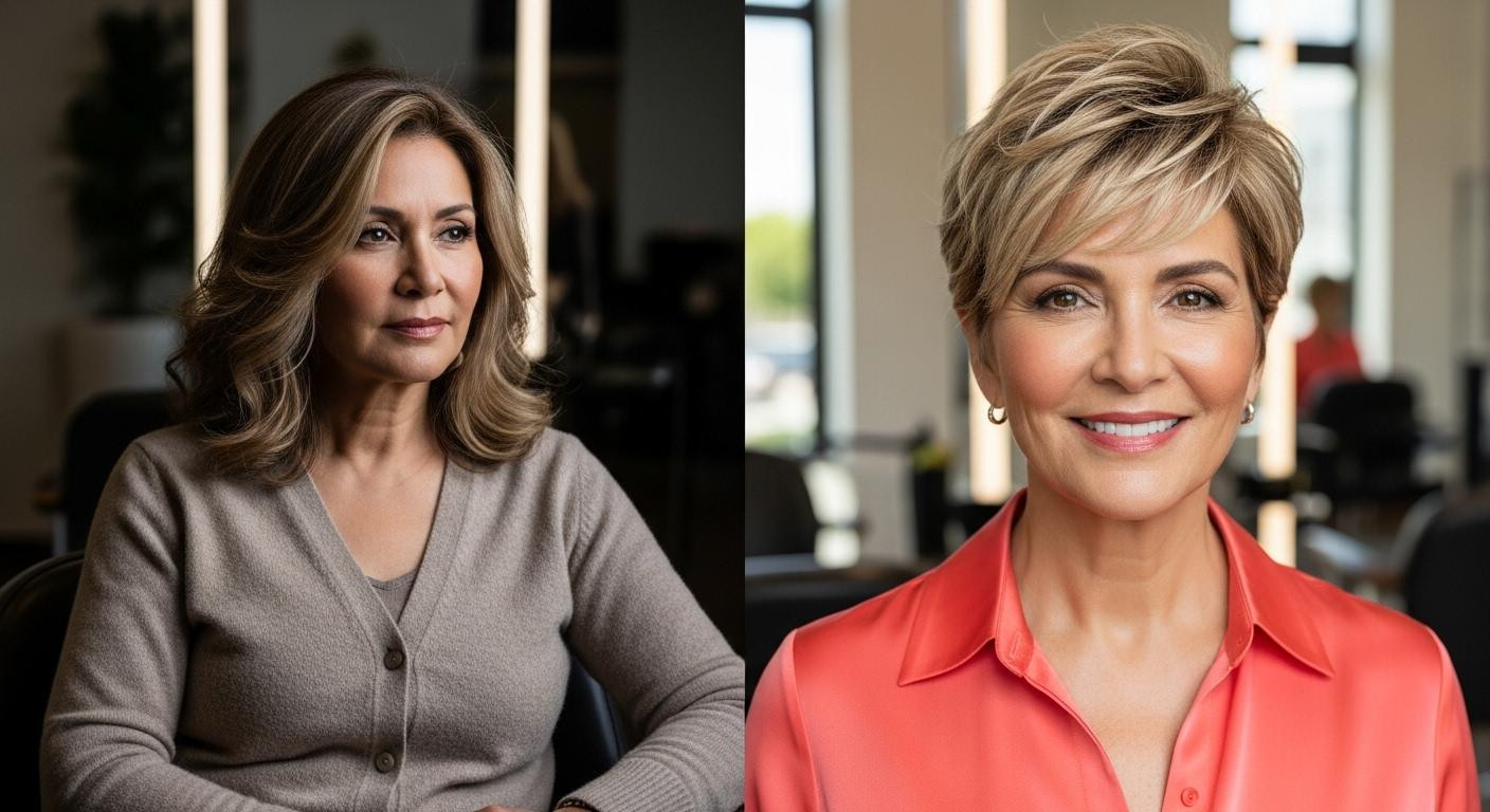 À 58 ans, cette coupe pixie texturée rajeunit de 7 ans pour 65€