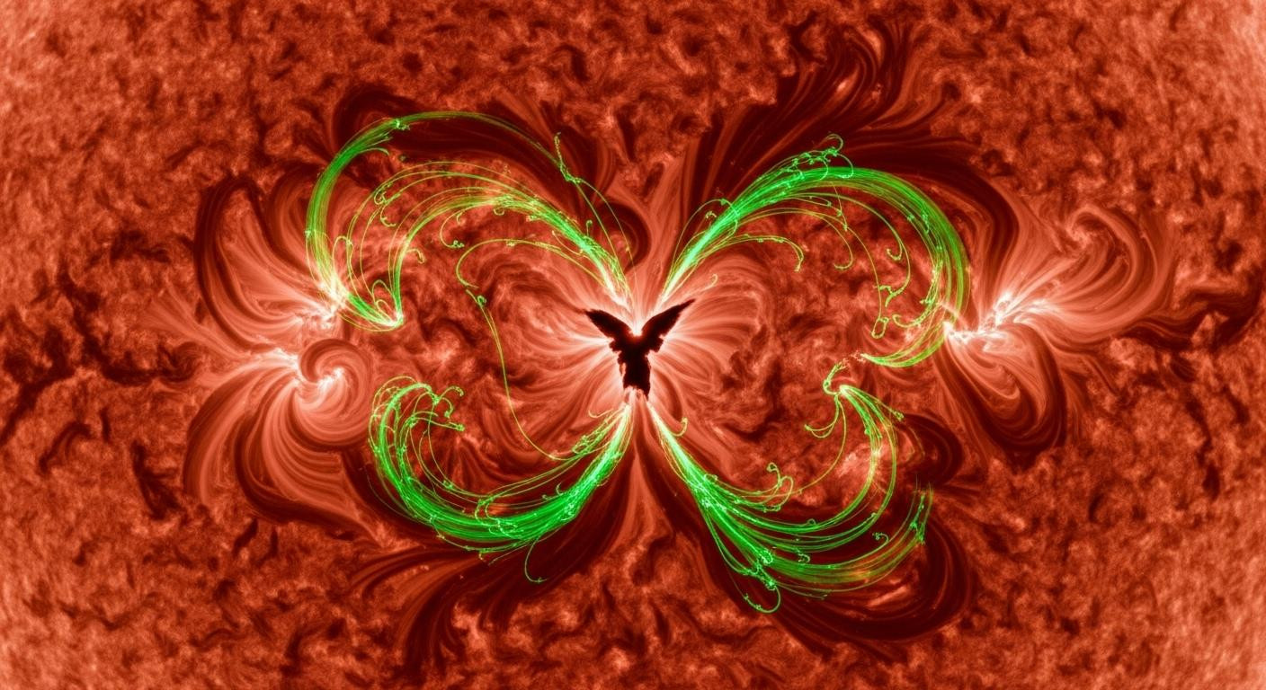 Ce papillon géant 23 fois la Terre vient d'ouvrir une fenêtre sur le Soleil