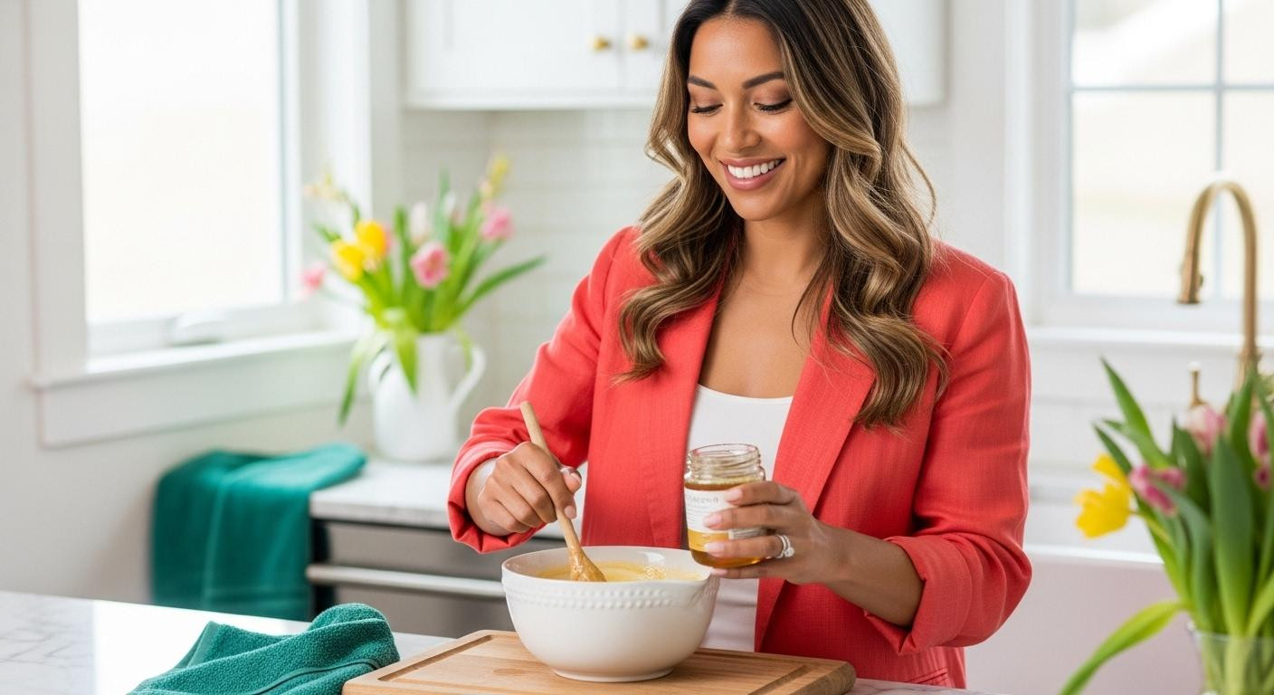 À 1,80 €, ce masque miel-citron transforme vos cheveux en 45 minutes