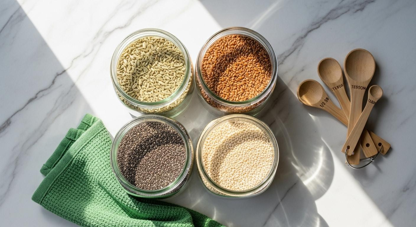 Ces 4 graines à 12 €/kg forment le mix digestif que 68% des Français ignorent encore