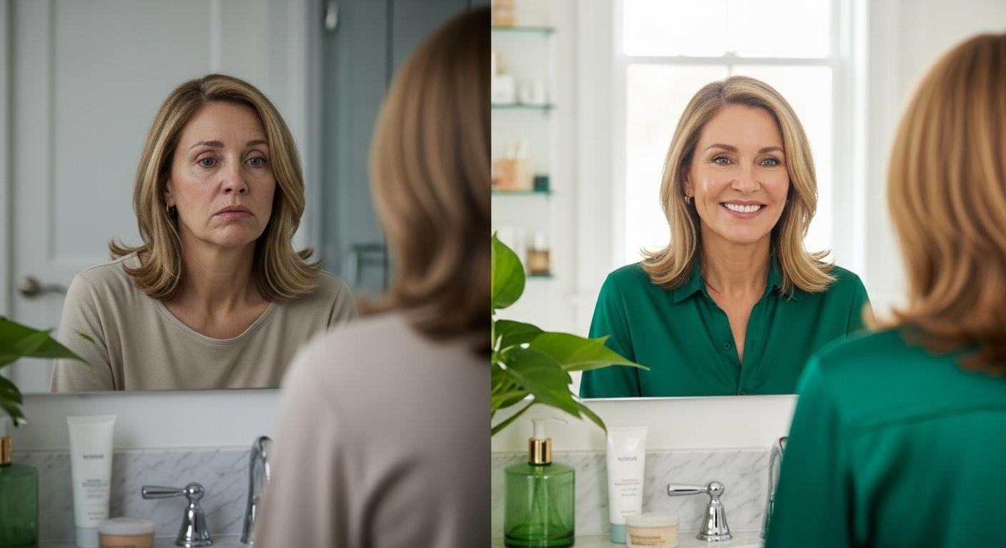 À 58 ans, elle paraît 38 avec ce mix à 15€ qui réduit les ballonnements de 65%