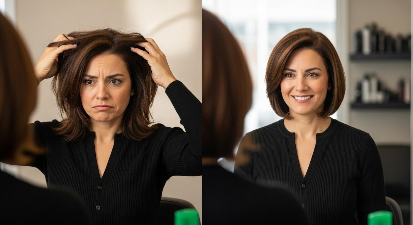 Cette erreur avec votre coupe low maintenance transforme vos 20 minutes gagnées en 30 minutes perdues chaque matin