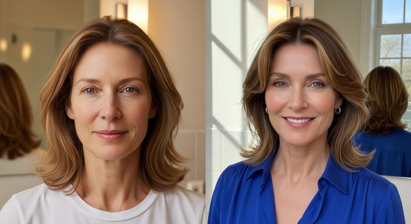 À 47 ans, cette coupe à 55€ affine votre visage mieux que 327€ de crèmes