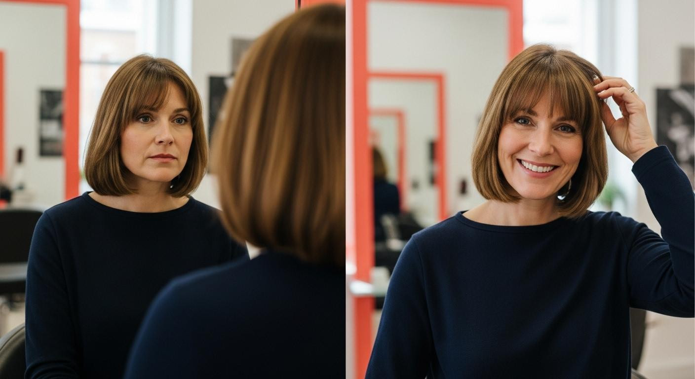 À 42 ans, cette frange à 58€ adoucit vos traits mieux que 327€ de crèmes