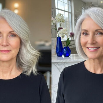 À 62 ans, son carré structuré affine son visage pour 80€ en 45 minutes