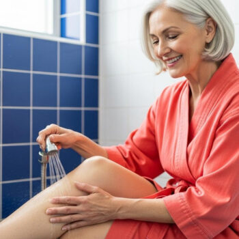 À 62 ans, elle a oublié les drainants à 30 € : ces jets d'eau froide soulagent mieux